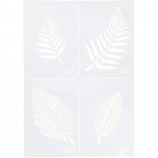 Schablone, Blätter, A4, Blatt 210x297 mm, 1 Stk