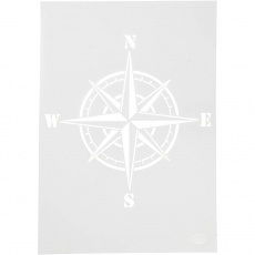 Schablone, Kompass, A4, Blatt 210x297 mm, 1 Stk