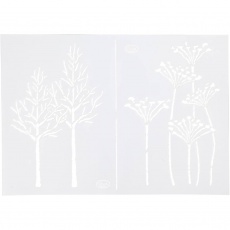 Schablone, Herbst, A4, Blatt 210x297 mm, 1 Stk