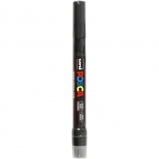 Posca Marker , PCF350, Strichstärke 1-10 mm, Pinsel, Schwarz, 1 Stk