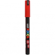 Posca Marker , PC-1MR, Strichstärke 0,7 mm, extrafein, Rot, 1 Stk