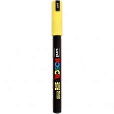Posca Marker , PC-1MR, Strichstärke 0,7 mm, extrafein, Gelb, 1 Stk