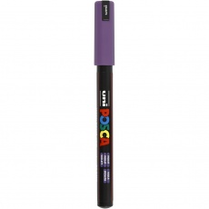 Posca Marker , PC-1MR, Strichstärke 0,7 mm, extrafein, Violett, 1 Stk