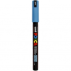 Posca Marker , Strichstärke 0,7 mm, Metallic-Blau, 1 Stk