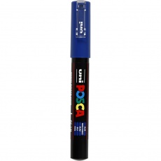 Posca Marker , Nr. PC-1M, Strichstärke 0,7 mm, Blau, 1 Stk