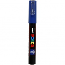 Posca Marker , PC-1M, Strichstärke 0,7 mm, extrafein, Blau, 1 Stk