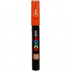 Posca Marker , Strichstärke 0,7 mm, Orange, 1 Stk