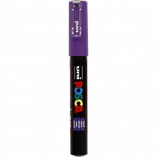 Posca Marker , PC-1M, Strichstärke 0,7 mm, extrafein, Violett, 1 Stk