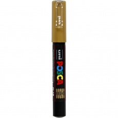 Posca Marker , PC-1M, Strichstärke 0,7 mm, extrafein, Gold, 1 Stk