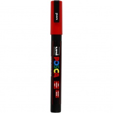 Posca Marker , PC-3M, Strichstärke 0,9-1,3 mm, fein, Rot, 1 Stk