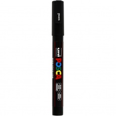 Posca Marker , PC-3M, Strichstärke 0,9-1,3 mm, fein, Schwarz, 1 Stk