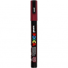 Posca Marker , PC-3M, Strichstärke 0,9-1,3 mm, fein, Bordeaux, 1 Stk