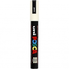 Posca Marker , PC-5M, Strichstärke 2,5 mm, Medium, Elfenbein, 1 Stk