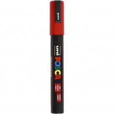 Posca Marker , PC-5M, Strichstärke 2,5 mm, Medium, Rot, 1 Stk
