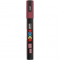 Posca Marker , PC-5M, Strichstärke 2,5 mm, Medium, Bordeaux, 1 Stk