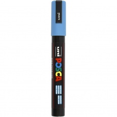 Posca Marker , PC-5M, Strichstärke 2,5 mm, Medium, Hellblau, 1 Stk