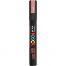 Posca Marker , PC-5M, Strichstärke 2,5 mm, Medium, Metallic-Rot, 1 Stk