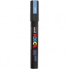 Posca Marker , Strichstärke 2,5 mm, Metallic-Blau, 1 Stk