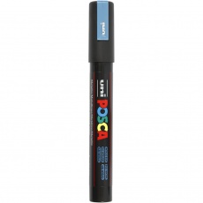 Posca Marker , PC-5M, Strichstärke 2,5 mm, Medium, Metallic-Blau, 1 Stk