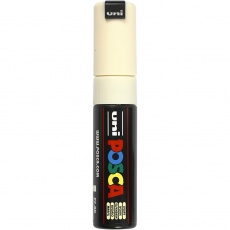 Posca Marker , PC-8K, Strichstärke 8 mm, breit, Elfenbein, 1 Stk