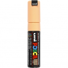 Posca Marker , PC-8K, Strichstärke 8 mm, breit, Blassorange, 1 Stk