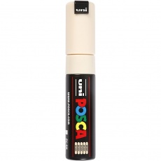Posca Marker , PC-8K, Strichstärke 8 mm, breit, Beige, 1 Stk
