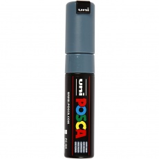 Posca Marker , PC-8K, Strichstärke 8 mm, breit, Schiefergrau, 1 Stk