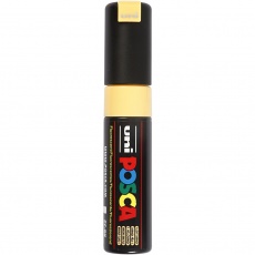 Posca Marker , PC-8K, Strichstärke 8 mm, breit, Fluo-Hellorange, 1 Stk