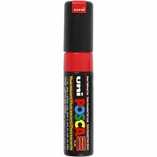 Posca Marker , PC-8K, Strichstärke 8 mm, breit, Fluo-Rot, 1 Stk