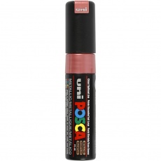 Posca Marker , PC-8K, Strichstärke 8 mm, breit, Metallic-Rot, 1 Stk