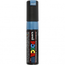 Posca Marker , PC-8K, Strichstärke 8 mm, breit, Metallic-Blau, 1 Stk