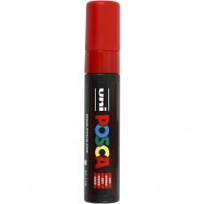 Posca Marker , PC-17K, Strichstärke 15 mm, extrabreit, Rot, 1 Stk
