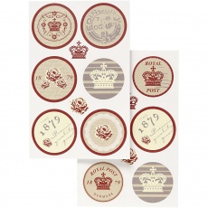 Stickers, Blatt 9x14 cm, 4 Bl. sort./ 1 Pck