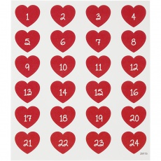 Sticker, Blatt 15x16,5 cm, 1 Bl.