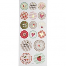 Sticker, Handmade, Blatt 10x23 cm, 1 Bl.