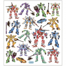 Sticker, Transformers, Blatt 15x16,5 cm, 1 Bl.