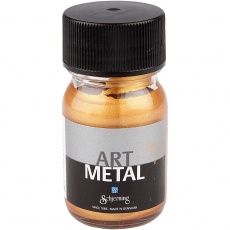 Art Metal Farbe, Mittelgold, 30 ml/ 1 Fl.