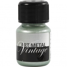 Art Metal Farbe, Perlmutt-Grün, 30 ml/ 1 Fl.