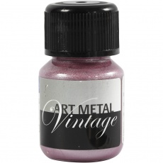 Art Metal Farbe, Perlmutt-Rosa, 30 ml/ 1 Fl.