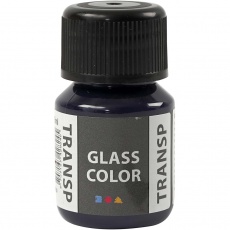 Glass Color Transparent, Marineblau, 30 ml/ 1 Fl.