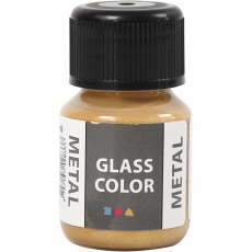 Glass Color Metal, Gold, 30 ml/ 1 Fl.