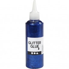 Glitzerkleber, Dunkelblau, 118 ml/ 1 Fl.