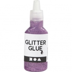 Glitzerkleber, Flieder, 25 ml/ 1 Fl.