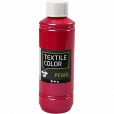 Textilfarbe, Perlmutt, Pink, 250 ml/ 1 Fl.