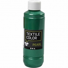 Textilfarbe, Perlmutt, Grün, 250 ml/ 1 Fl.