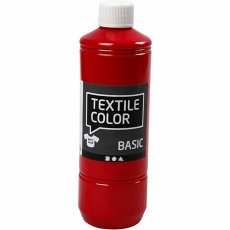 Textilfarbe, Rot, 500 ml/ 1 Fl.