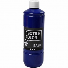 Textilfarbe, Primärblau, 500 ml/ 1 Fl.