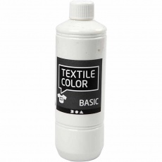 Textilfarbe, Weiß, 500 ml/ 1 Fl.