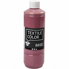 Textilfarbe, Dunkelrosa, 500 ml/ 1 Fl.