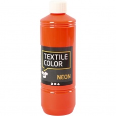 Textilfarbe, Neonorange, 500 ml/ 1 Fl.